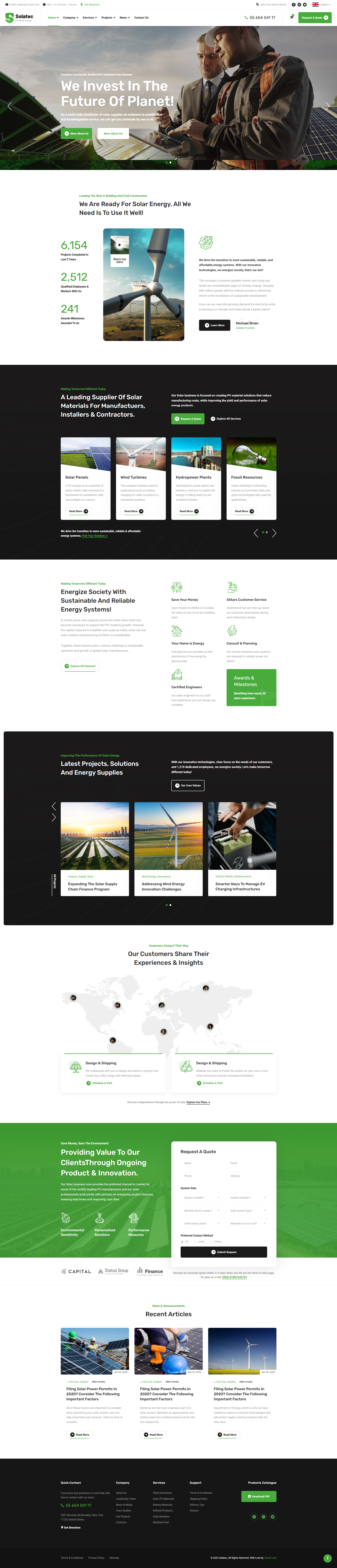 Web Project - Oroof Demos Solatec