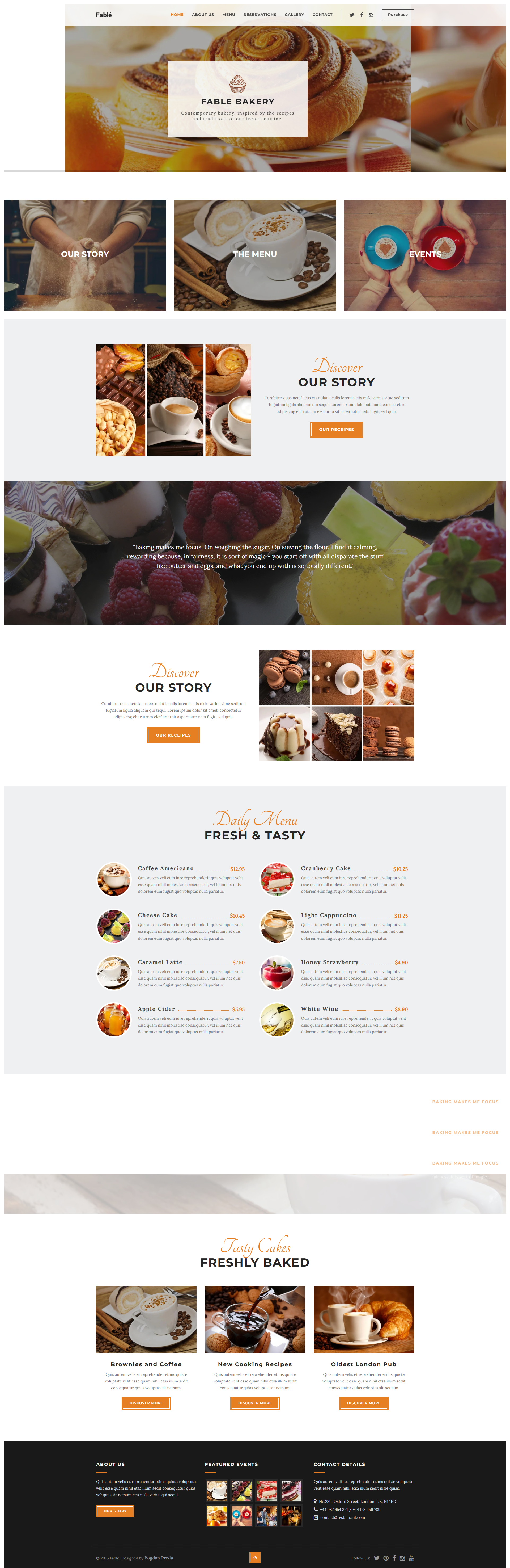 Food & Restaurant Project - Demo Epic Webdesign Tf Fabl...