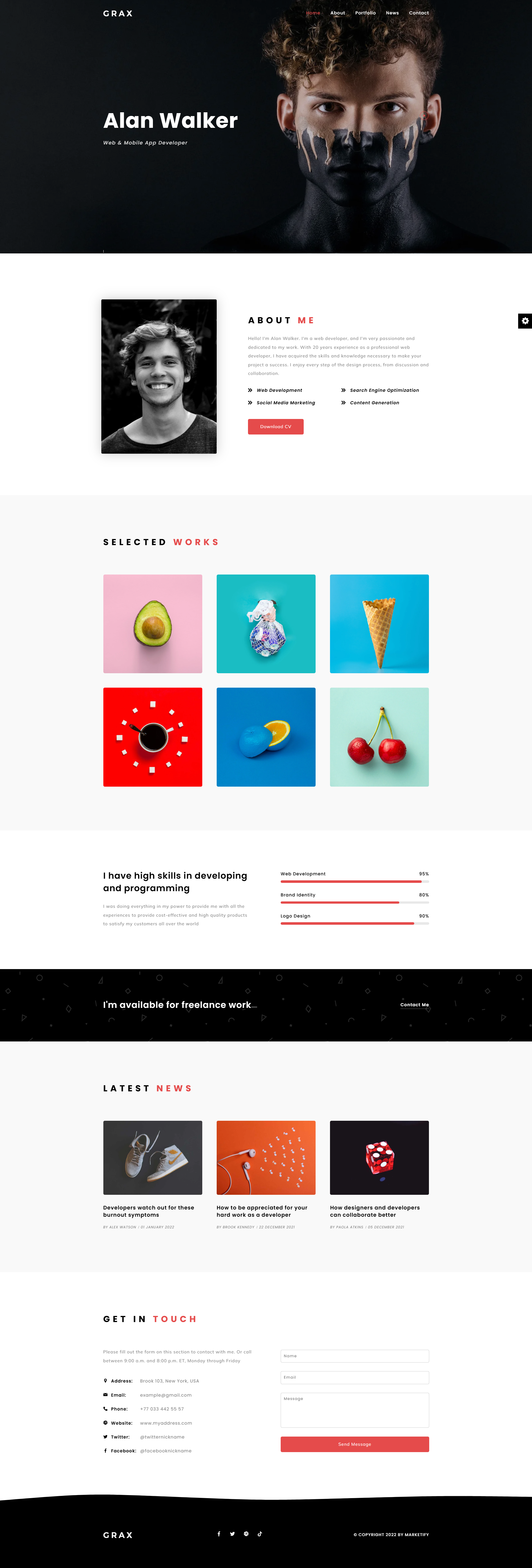 Web Project - Marketifythemes Net Html Gr...