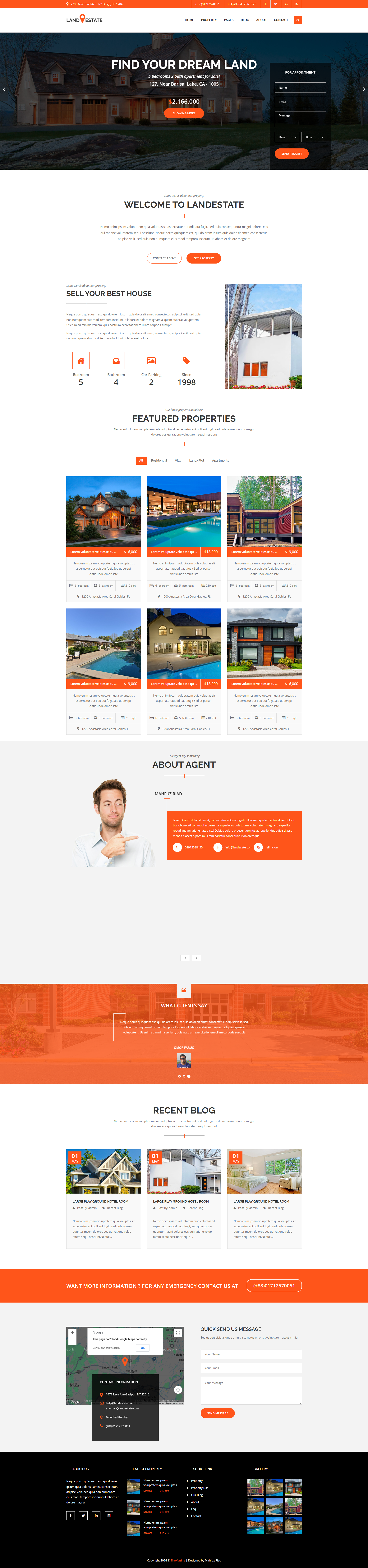 Real Estate Project - Themazine Thewp Landestate