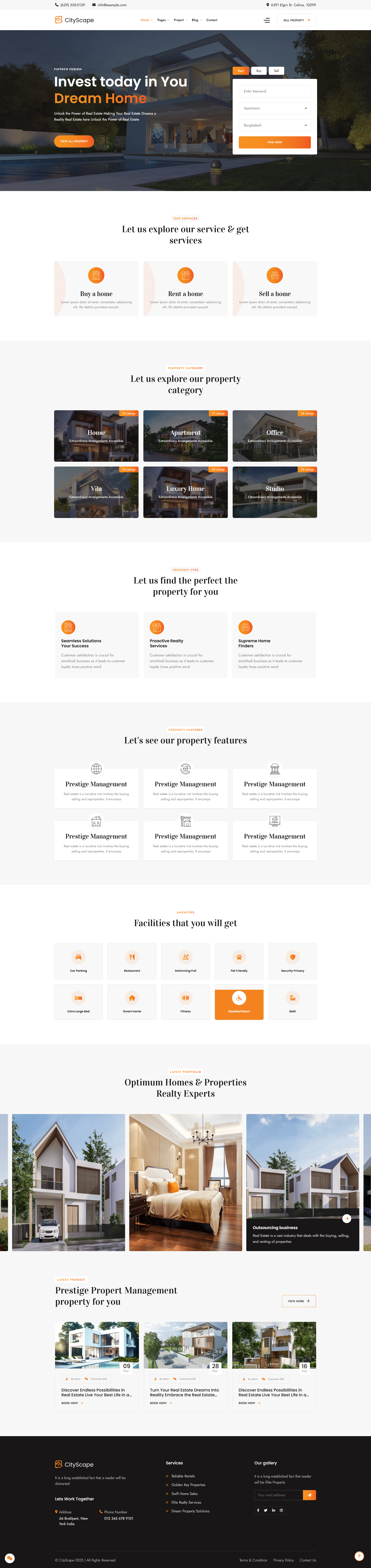 Real Estate Project - Wowtheme Tf Cityscape Citys...